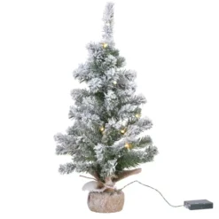 Albero artificiale per tavolo pre-illuminato Royal Alt. 60 cm Bianco caldo