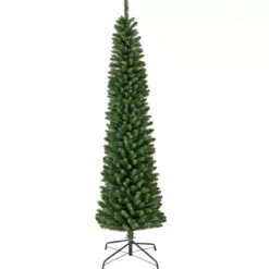 Albero di Natale artificiale Narrow Alt. 210 cm Verde abete