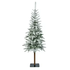 Albero di Natale artificiale (H210 cm) Glockner Verde innevato