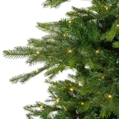 Albero di Natale artificiale luminoso 250 LED H150 cm Glorious Verde abete