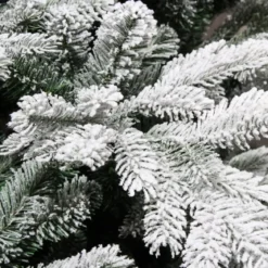 Albero di Natale artificiale Glorious Alt. 210 cm Verde innevato