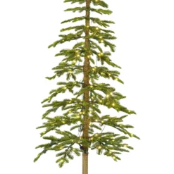 Albero di Natale artificiale luminoso 200 LED H210 cm Sierra Verde abete
