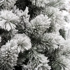 Albero di Natale artificiale Vancouver Alt. 180 cm Verde innevato