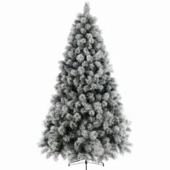 Albero di Natale artificiale Vancouver Alt. 180 cm Verde innevato