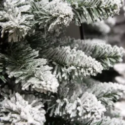 Albero di Natale artificiale Narrow Alt. 300 cm Verde innevato