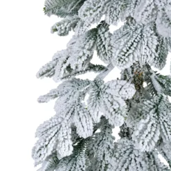 Albero di Natale artificiale (210 cm) Sierra Verde innevato