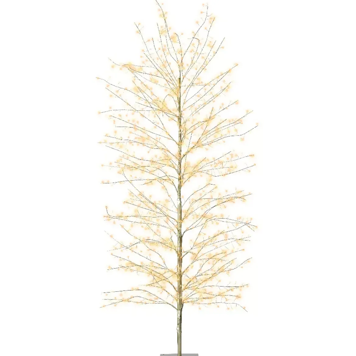 Albero luminoso 1755 LED (H180 cm) Christmas Luxe Oro e bianco caldo