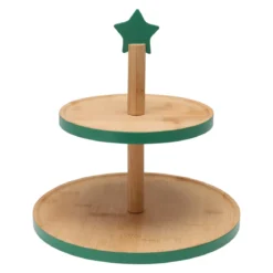 Alzata per dolci (H26 cm) Le Alpi Verde