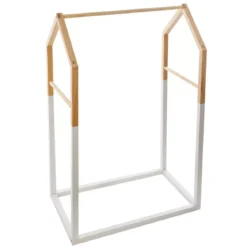 Appendiabiti per bambini legno (H100 cm) Casa Bianco