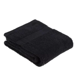 Asciugamano da bagno cotone (50 x 90 cm) Timeless Nero