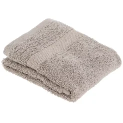 Asciugamano da bagno cotone (30 x 50 cm) Timeless Tortora