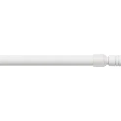 Asta autobloccante estensibile rotonda (L80 - 110 cm / D10 mm) Pia Bianco satinato