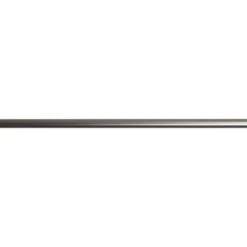 Asta per tenda estensibile in metallo (L120 - 210 cm / D17 - 20 mm) Jim Argento opaco