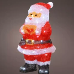 Babbo Natale luminoso Billy Bianco freddo 60 LED