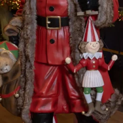 Babbo Natale tradizionale Gigante (H166 cm) Klaus e i regali