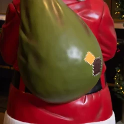 Babbo Natale Tradizionale Gigante (H182 cm) Klaus silenzio sto arrivando