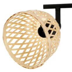 Barra di faretti 2 paralumi Hanoi Beige
