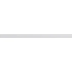 Bastone per tenda in ferro battuto regolabile (L185 - 350 cm / D28 mm) Lino Bianco opaco