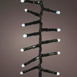 Cascata di luci a pile 2 m 512 LED CN Durawise Bianco freddo