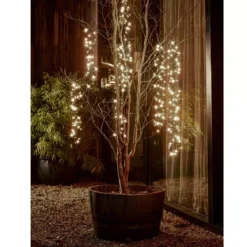 Cascata di luci effetto scintillante L2 m Bianco caldo 480 LED CN