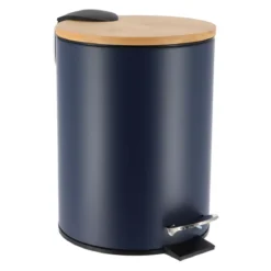Cestino a pedale con chiusura rallentata Timeless Blu