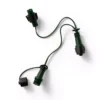 Connettore cavo verde 3 ghirlande sistema LED Collegabili