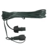 Connettore prolunga cavo verde 20 m 2 ghirlande sistema LED Collegabili