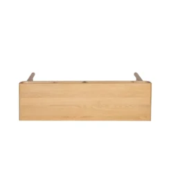 Consolle 2 nicchie in rovere massiccio (120 x 76 cm) Tulum Naturale