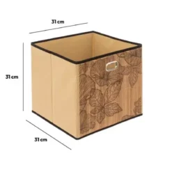 Contenitore (31 x 31 cm) Blackflora Legno