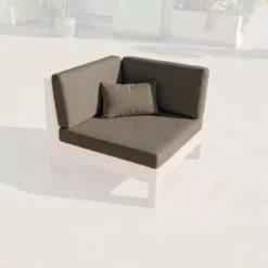 Coperture di cuscino di ricambio per Poltrona angolare Bornéo Grigio chiaro