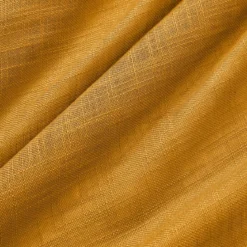 Coppia di tende a occhielli effetto lino (60 x 90 cm) Robin Giallo Ocra