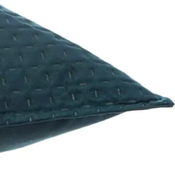 Copriletto e due federe quadrate (240 x 260 cm) Dolce Blu anatra