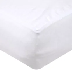 Coprimaterasso impermeabile in pile (90 x 190 cm) Serena Bianco