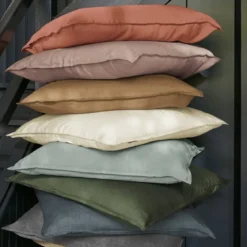 Coprimaterasso in lyocell Tencel™ lavato (260 x 240 cm) Olivia Granito grigio