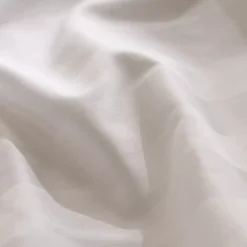 Copripiumino e due federe raso di cotone (260 x 240 cm) Isadora Bianco