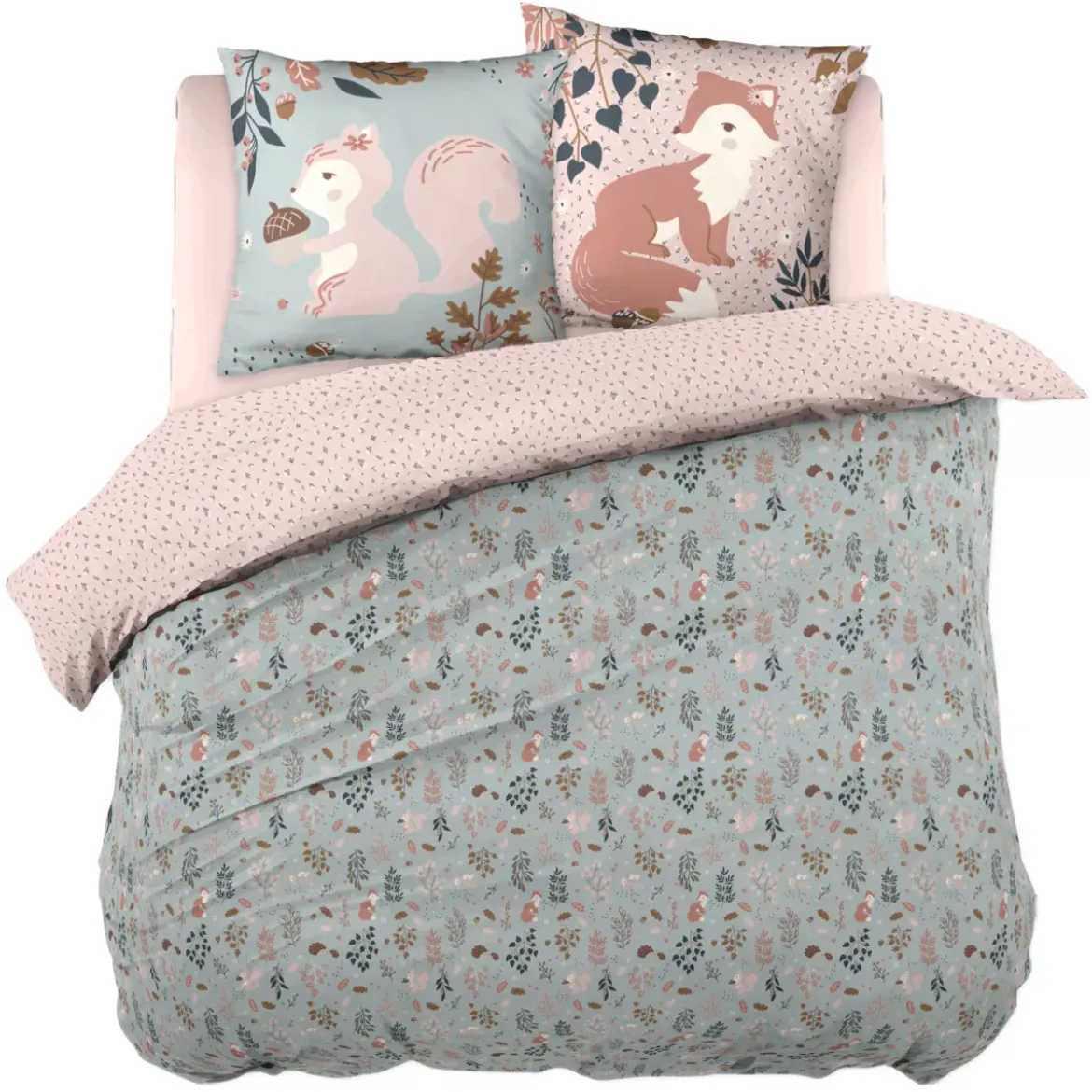 Copripiumino e 2 federe bambini cotone (200 x 200 cm) Tamia Multicolore