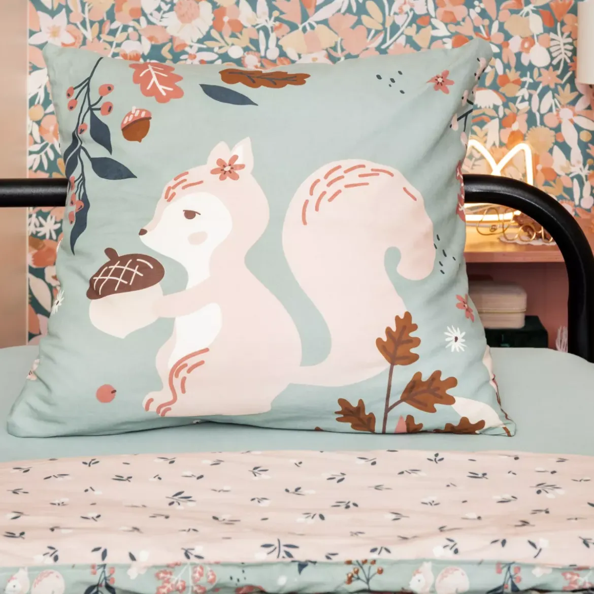 Copripiumino e 2 federe bambini cotone (200 x 200 cm) Tamia Multicolore