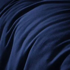 Copripiumino flanella di cotone (260 x 240 cm) Nina Blu navy