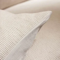 Copripiumino in cotone a nido d'ape (240 x 220 cm) Eva Beige