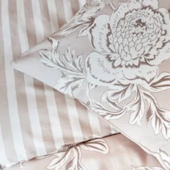 Copripiumino in cotone (140 x 200 cm) Lara Beige
