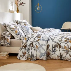 Copripiumino in cotone (260 x 240 cm) Pénélope Blu