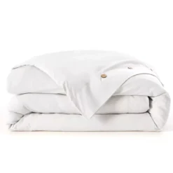 Copripiumino in percalle di cotone (280 x 240 cm) Diane Bianco