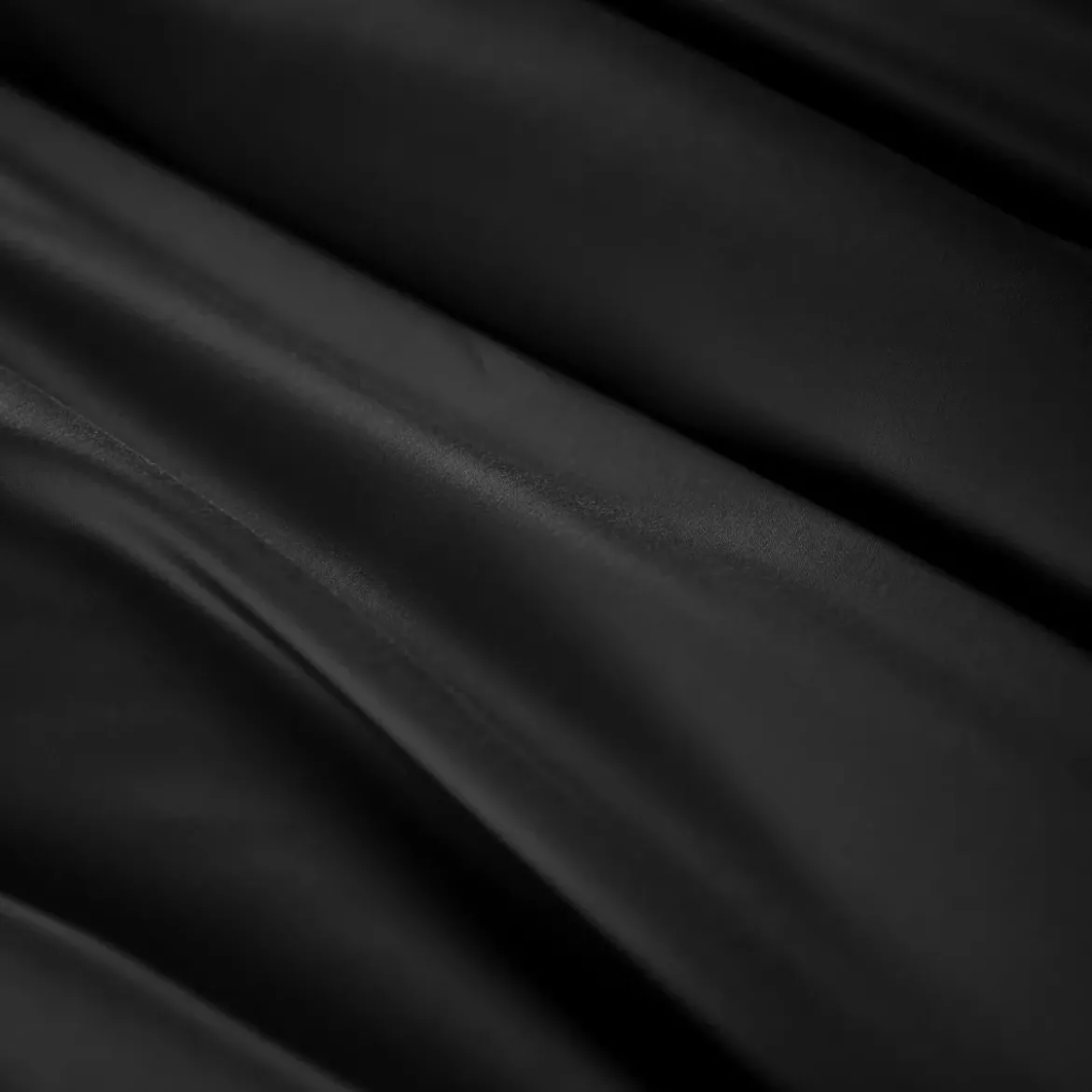 Copripiumino in raso di bambù (260 x 240 cm) Sienna Nero
