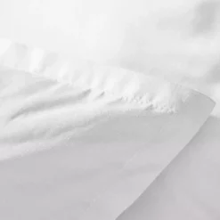 Copripiumino percalle di cotone (240 x 220 cm) Cali Bianco