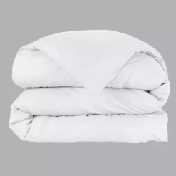 Copripiumino percalle di cotone (240 x 220 cm) Cali Bianco