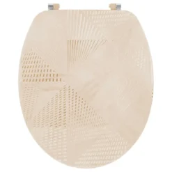 Copriwater in legno 18 pollici Chicissime Oro