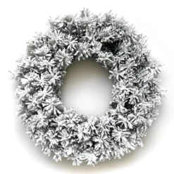 Corona di Natale (D40 cm) Royal Verde innevato