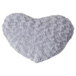 Cuscino Cuore Bouclée Grigio