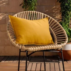 Cuscino da esterno rettangolare (40 x 60 cm) Sunset Giallo senape