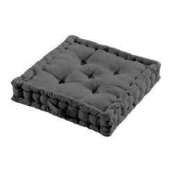 Cuscino da pavimento (50 x H10 cm) Pixel Grigio antracite
